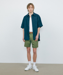 VTWO（ブイツー）の「ソリッドリネンオーバーサイズシャツジャケット_ネイビー（その他アウター）」