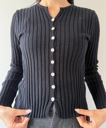 Geeong（ジーオン）の「【ZOZO限定】リブ ニットカーディガン（カーディガン/ボレロ）」