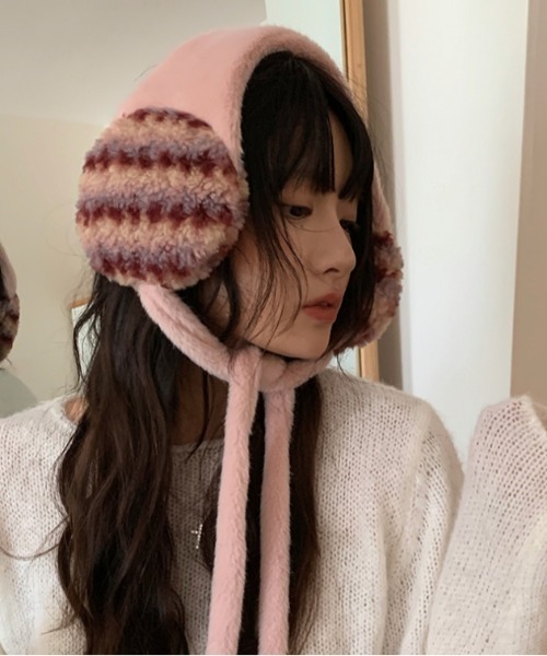 ボーダーイヤーマフ（イヤーマフ）｜Vipoa（ヴィポア）のファッション