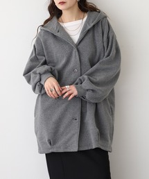 裏起毛フード付きライトアウター