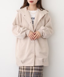 裏起毛フード付きライトアウター