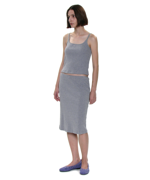 PARTIMENTO WOMEN（パルティメントウィメン）の「PWC レーストリムアイレットスリーブレス_メランジ（Tシャツ/カットソー・レディース・その他・SMALL/MEDIUM/LARGE）」の6枚目の写真
