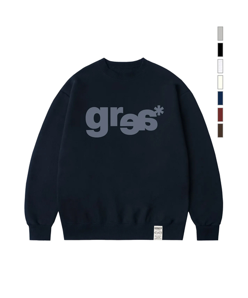 GRAVER（グレーバー）の「[ユニセックス]GRAE-S ワイド スウェット_7色（スウェット・レディース・ホワイト/ライトグレー/ブラック/ネイビー/ブラウン/クリーム/ワインレッド・SMALL/MEDIUM/LARGE）」の6枚目の写真