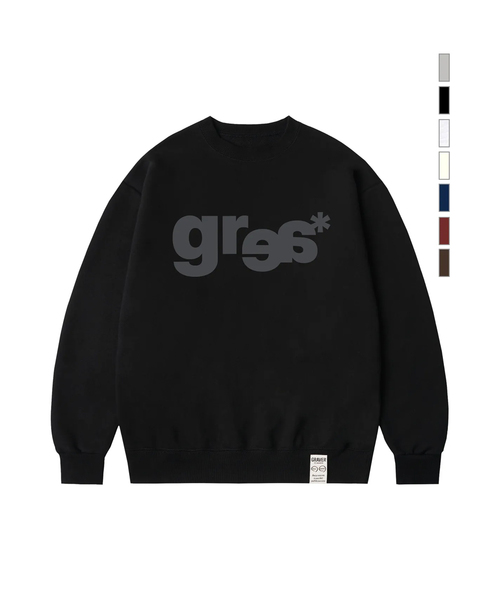 GRAVER（グレーバー）の「[ユニセックス]GRAE-S ワイド スウェット_7色（スウェット・レディース・ホワイト/ライトグレー/ブラック/ネイビー/ブラウン/クリーム/ワインレッド・SMALL/MEDIUM/LARGE）」の2枚目の写真