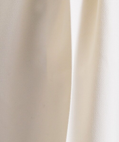 OPAQUE.CLIP（オペークドットクリップ）の「カルゼタックワイドパンツ【洗濯機OK】（その他パンツ・レディース・オフホワイト/ネイビー・38/40）」の6枚目の写真