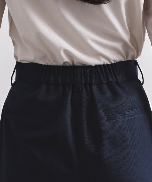 OPAQUE.CLIP（オペークドットクリップ）の「カルゼタックワイドパンツ【洗濯機OK】（その他パンツ・レディース・オフホワイト/ネイビー・38/40）」の16枚目の写真