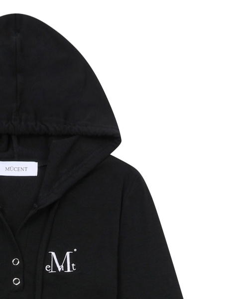MUCENT(ムセント)の「シアンフードネックスリムフィットワンピース (4カラー)(ワンピース・レディース・チャコール/ダークグレー/グレー/ブラック・FREE)」の8枚目の写真