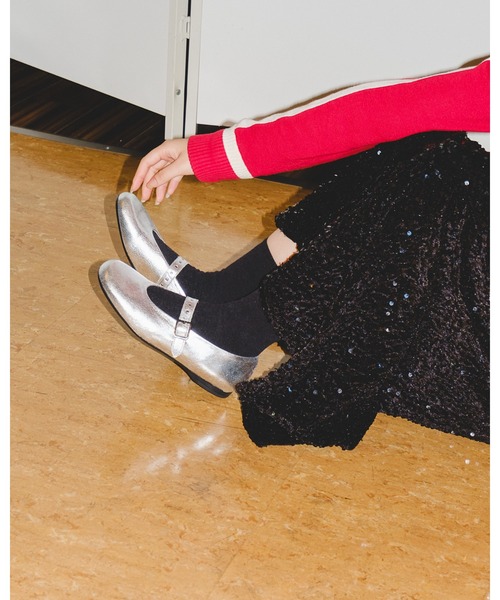 BONTRE（ボントレ）の「メリージェーンパンプス/BONTRE 50302-VA（パンプス・レディース・ブラック/シルバー・39/38/37/36/35）」の2枚目の写真