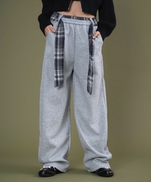 dispark | DISPARK/フェイクスリーブスウェットパンツ(スウェットパンツ)