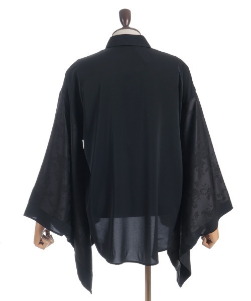 REZEN（リゼン）の「牡丹刺繍和袖シャツ（シャツ/ブラウス・メンズ・ブルーパープル/ライトグレー/ローズ・LARGE/MEDIUM）」の14枚目の写真