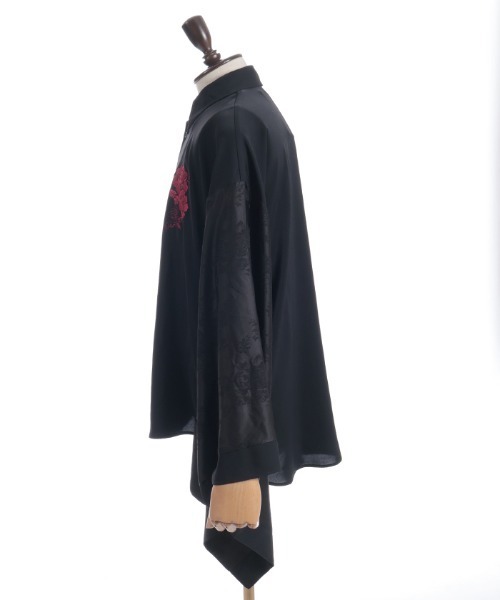 REZEN（リゼン）の「牡丹刺繍和袖シャツ（シャツ/ブラウス・メンズ・ブルーパープル/ライトグレー/ローズ・LARGE/MEDIUM）」の19枚目の写真