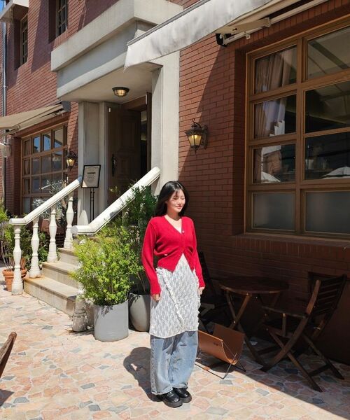 AVANDRESS（アバンドレス ）の「BUCKLE WIDE DENIM PANTS STONE LIGHTBLUE（デニムパンツ・レディース・その他・SMALL/MEDIUM/LARGE/X-LARGE）」の14枚目の写真