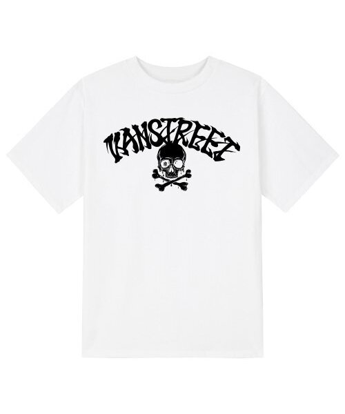 KAN6312(カン6312)の「KTW0164 レタリングスカルブラッド半袖Tシャツ - ホワイト(Tシャツ/カットソー・メンズ・その他・SMALL/MEDIUM/LARGE/X-LARGE)」の1枚目の写真