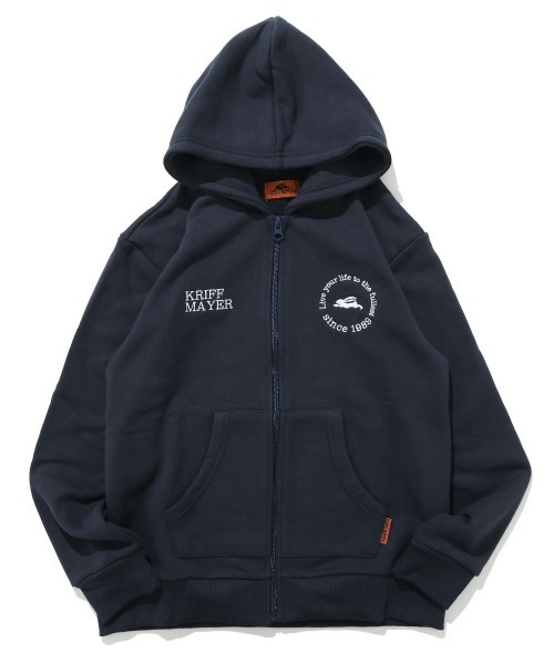 KRIFF MAYER Kid's Collection（クリフメイヤーキッズコレクション）の「裏毛ジップアップパーカー（パーカー・キッズ・グリーン/チャコール/ネイビー/グレー・150/140/130/120/170/160）」の17枚目の写真