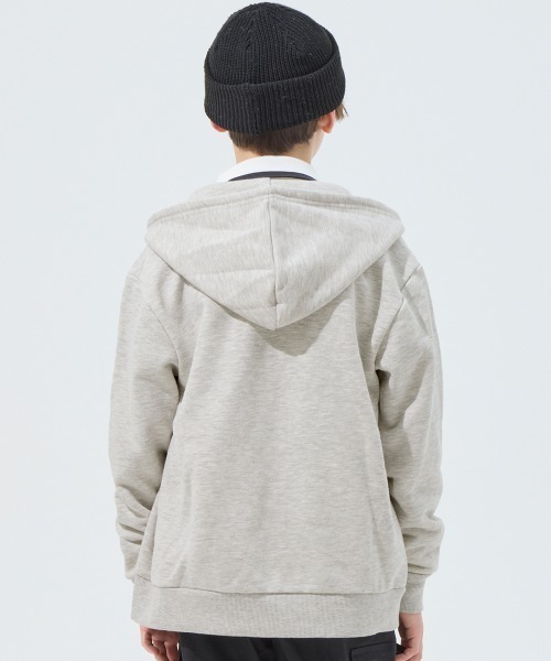KRIFF MAYER Kid's Collection（クリフメイヤーキッズコレクション）の「裏毛ジップアップパーカー（パーカー・キッズ・グリーン/チャコール/ネイビー/グレー・150/140/130/120/170/160）」の20枚目の写真