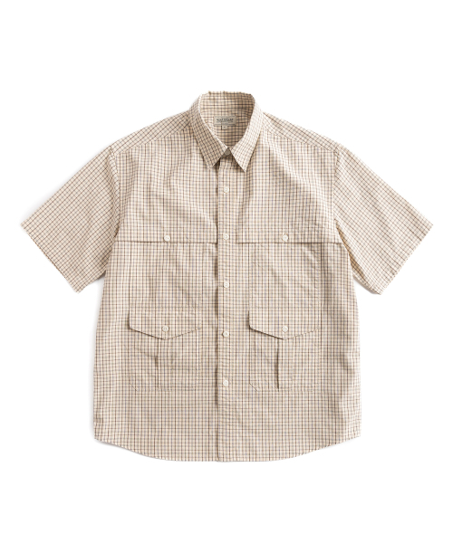 WILD BRICKS(ワイルドブリックス)の「W23 チェックユーティリティシャツ(アイボリー)(シャツ/ブラウス・メンズ・その他・LARGE/X-LARGE/MEDIUM)」の2枚目の写真