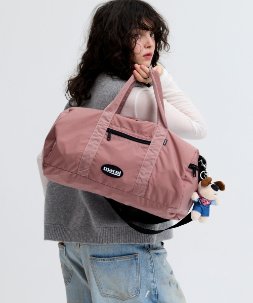 ROUND DUFFLE CROSS BAG INDI PINK