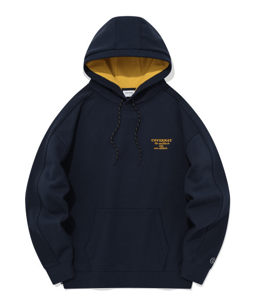 COVERNAT(カバーナット)の「ヘビーウェイトオーバーサイズフードパーカー ネイビー(パーカー・レディース・その他・SMALL/LARGE/MEDIUM)」の1枚目の写真