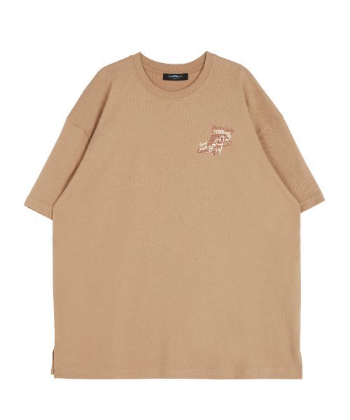 ASTRAL PROJECTION(アストラルプロジェクション)の「バックアストラルグラフィティラウンドネック15番手コットン半袖Tシャツ_ベージュ(Tシャツ/カットソー・メンズ・その他・LARGE/MEDIUM/X-LARGE)」の2枚目の写真