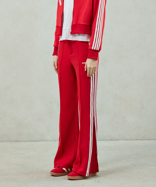JOEL JERSEY TRACK PANTS / RED