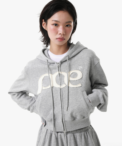 PIECEMAKER（ピースメーカー）の「[2TYPE] PCE APPLIQUE ZIP HOODIE (GREY)（パーカー・レディース・その他・MEDIUM/LARGE/SMALL）」の20枚目の写真