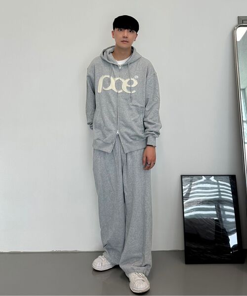 PIECEMAKER（ピースメーカー）の「[2TYPE] PCE APPLIQUE ZIP HOODIE (GREY)（パーカー・レディース・その他・MEDIUM/LARGE/SMALL）」の16枚目の写真