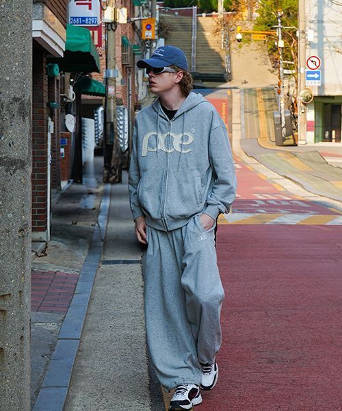PIECEMAKER（ピースメーカー）の「[2TYPE] PCE APPLIQUE ZIP HOODIE (GREY)（パーカー・レディース・その他・MEDIUM/LARGE/SMALL）」の8枚目の写真