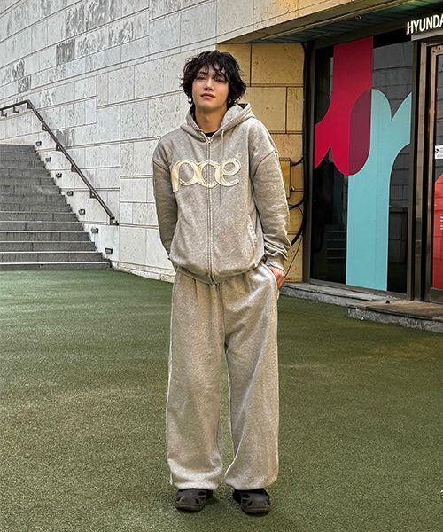 PIECEMAKER（ピースメーカー）の「[2TYPE] PCE APPLIQUE ZIP HOODIE (GREY)（パーカー・レディース・その他・MEDIUM/LARGE/SMALL）」の9枚目の写真