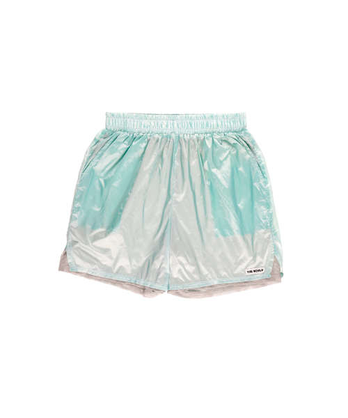 THEWARLD(ザワールド)の「OPAQUE MESH LAYERED SHORT PANTS MINT(その他パンツ・レディース・その他・1/2/3)」の1枚目の写真