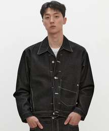 DECET（デケト）の「Dawn Denim Jacket DCJK001CPBlack（デニムジャケット）」
