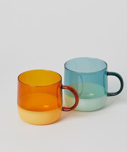 TODAY'S SPECIAL（トゥデイズスペシャル）の「【amabro】TWO TONE MUG /346679（グラス/マグカップ/タンブラー・レディース・ミント/ライトベージュ・FREE）」の3枚目の写真