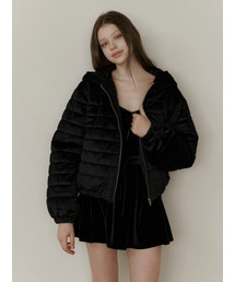 KINDABABY（カインダベイビー）の「quilting velvet padding jumper（ダウンジャケット/コート）」