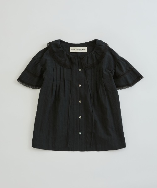THE SHINZONE(ザ シンゾーン)の「THE SHINZONE/シンゾーン レースブラウス LACE BLOUSE 26MMSBL08(シャツ/ブラウス・レディース・ホワイト/ブラック・36)」の5枚目の写真