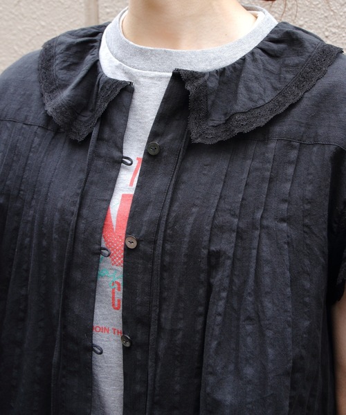 THE SHINZONE(ザ シンゾーン)の「THE SHINZONE/シンゾーン レースブラウス LACE BLOUSE 26MMSBL08(シャツ/ブラウス・レディース・ホワイト/ブラック・36)」の16枚目の写真