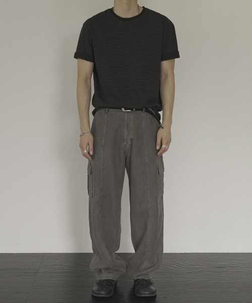 SIIIIDO(シド)の「CAESAR CT LINE GARMENT WS LINEN CARGO PANTS #1(その他パンツ・メンズ・その他・1/2/0/4/3)」の3枚目の写真