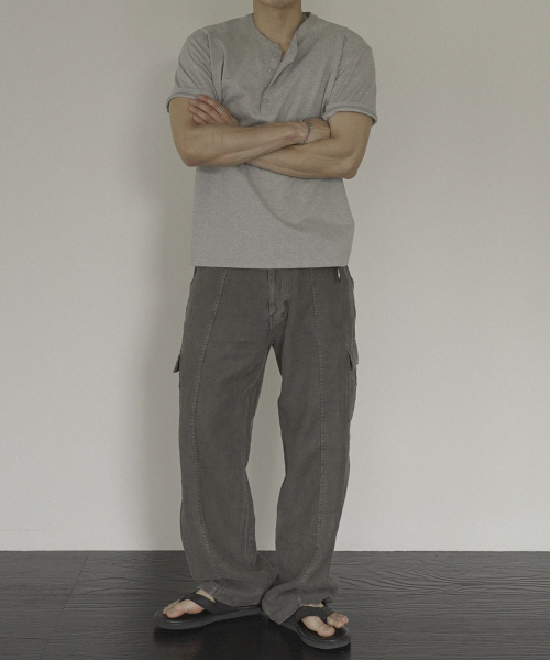 SIIIIDO(シド)の「CAESAR CT LINE GARMENT WS LINEN CARGO PANTS #1(その他パンツ・メンズ・その他・1/2/0/4/3)」の5枚目の写真