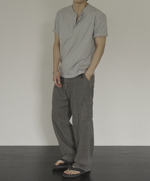 SIIIIDO(シド)の「CAESAR CT LINE GARMENT WS LINEN CARGO PANTS #1(その他パンツ・メンズ・その他・1/2/0/4/3)」の6枚目の写真