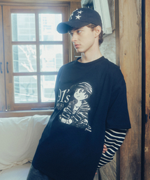 FREEMARIO（フリーマリオ）の「Warp Boy Layered Long Sleeve [Black]（Tシャツ/カットソー）」