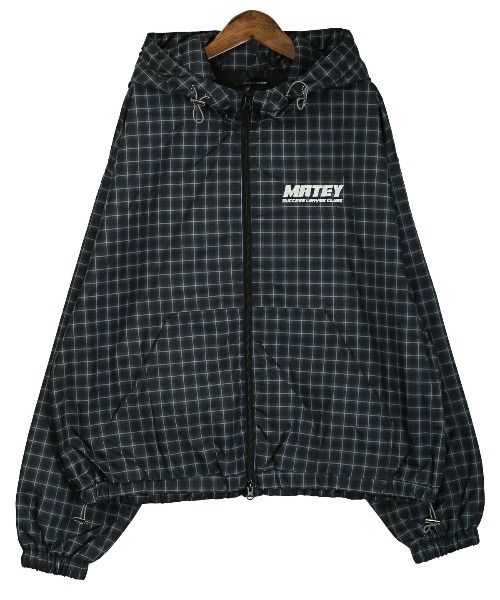 LUXSTYLE(ラグスタイル)の「チェック柄フード付きブルゾン(マウンテンパーカー・メンズ・C/A/B・M/L)」の13枚目の写真