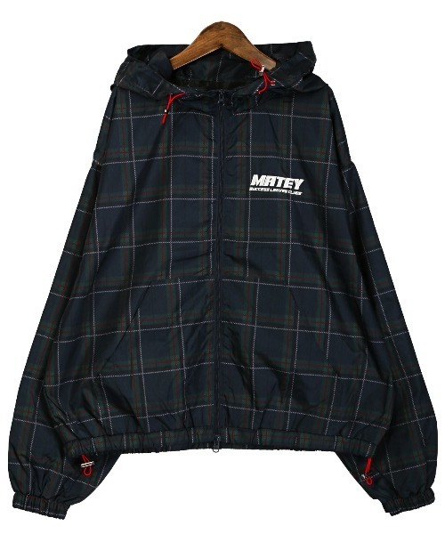 LUXSTYLE(ラグスタイル)の「チェック柄フード付きブルゾン(マウンテンパーカー・メンズ・C/A/B・M/L)」の14枚目の写真