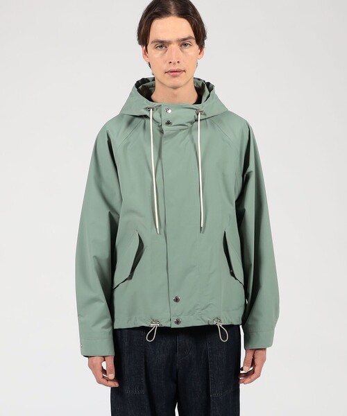 Mackintosh(マッキントッシュ)の「MACKINTOSH RAINTEC SKYE PARKA SHORT GTS ナイロンフーデッドブルゾン(ブルゾン・メンズ・ブルー/ライトグリーン・36/38/40)」の15枚目の写真
