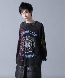 DankeSchon/ダンケシェーン/CHEMICAL RAGLAN LST FENTANYL