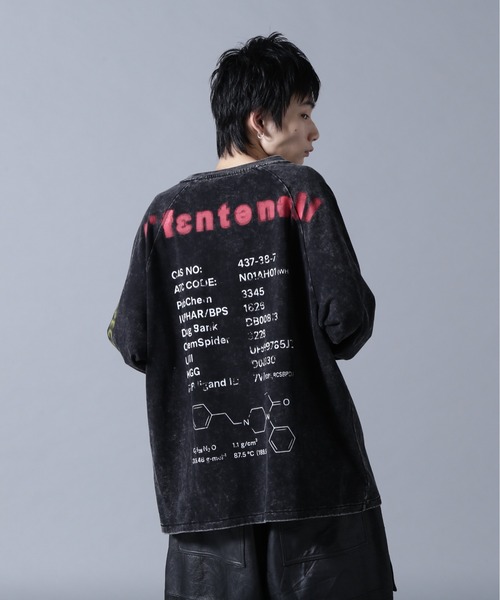 DANKE SCHON(ダンケシェーン)の「DankeSchon/ダンケシェーン/CHEMICAL RAGLAN LST FENTANYL(Tシャツ/カットソー・メンズ・ブラック・M/L)」の6枚目の写真