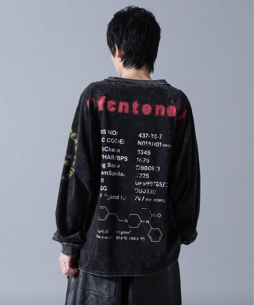 DANKE SCHON(ダンケシェーン)の「DankeSchon/ダンケシェーン/CHEMICAL RAGLAN LST FENTANYL(Tシャツ/カットソー・メンズ・ブラック・M/L)」の7枚目の写真