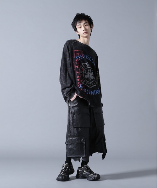 DANKE SCHON(ダンケシェーン)の「DankeSchon/ダンケシェーン/CHEMICAL RAGLAN LST FENTANYL(Tシャツ/カットソー・メンズ・ブラック・M/L)」の9枚目の写真