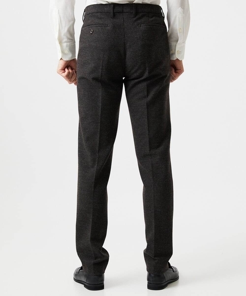 MICHEL KLEIN HOMME   （ミッシェルクランオム）の「ストライプスラックスパンツ（スラックス・メンズ・ブラウン/ダークグレー・MEDIUM/LARGE/X-LARGE）」の12枚目の写真