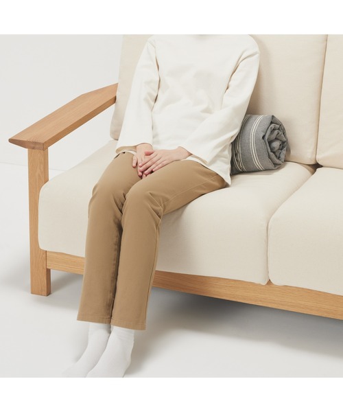 無印良品(ムジルシリョウヒン)の「綿洗いざらしシートクッション ロングタイプ 50×150cm(クッション/クッションカバー・メンズ・ホワイト系/グレー系・FREE)」の13枚目の写真