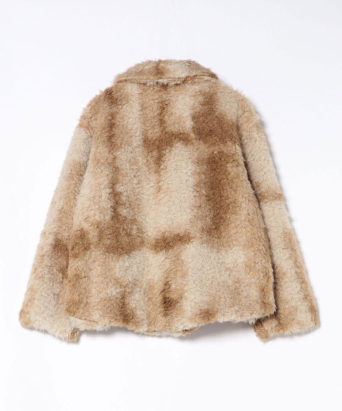 CUBE SUGAR（キューブシュガー）の「CUBE SUGAR/キューブシュガー　カーリーファー トグル釦 JK（その他アウター・レディース・チャコールグレー/ブラウン・FREE）」の14枚目の写真