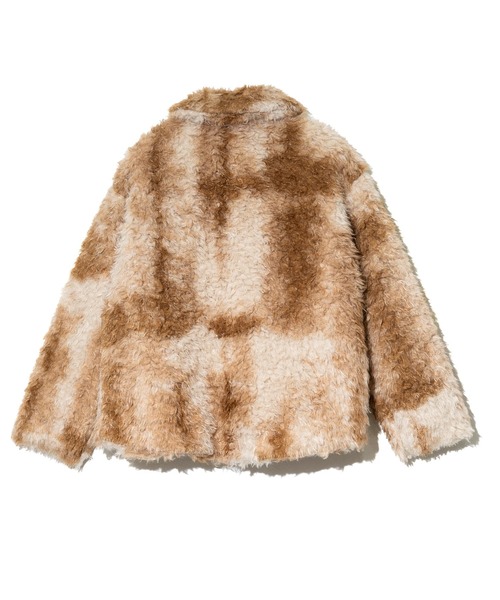 CUBE SUGAR（キューブシュガー）の「CUBE SUGAR/キューブシュガー　カーリーファー トグル釦 JK（その他アウター・レディース・チャコールグレー/ブラウン・FREE）」の11枚目の写真