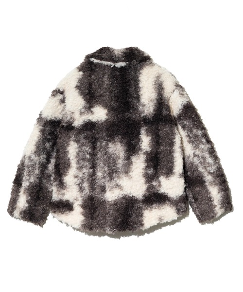 CUBE SUGAR（キューブシュガー）の「CUBE SUGAR/キューブシュガー　カーリーファー トグル釦 JK（その他アウター・レディース・チャコールグレー/ブラウン・FREE）」の13枚目の写真